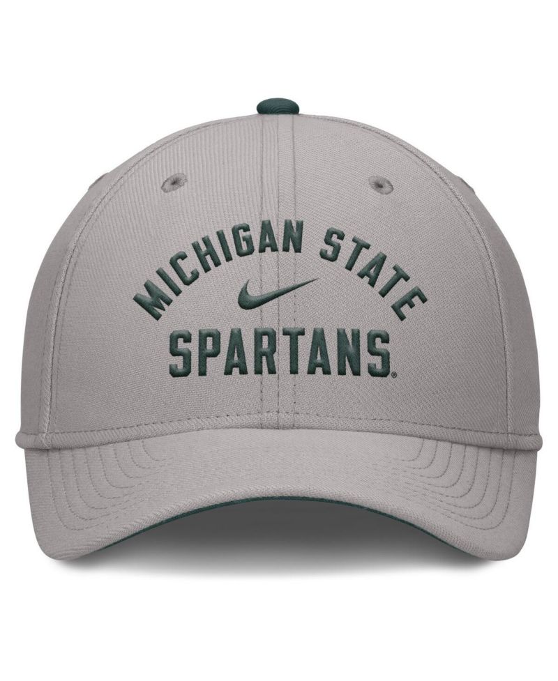 Men's Gray Michigan State Spartans Rise Prep Performance Flex Hat