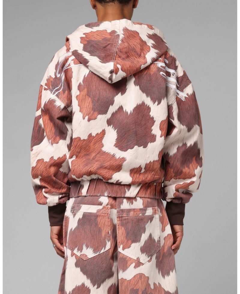 Men's Hide Zip Jacket Cowhide
