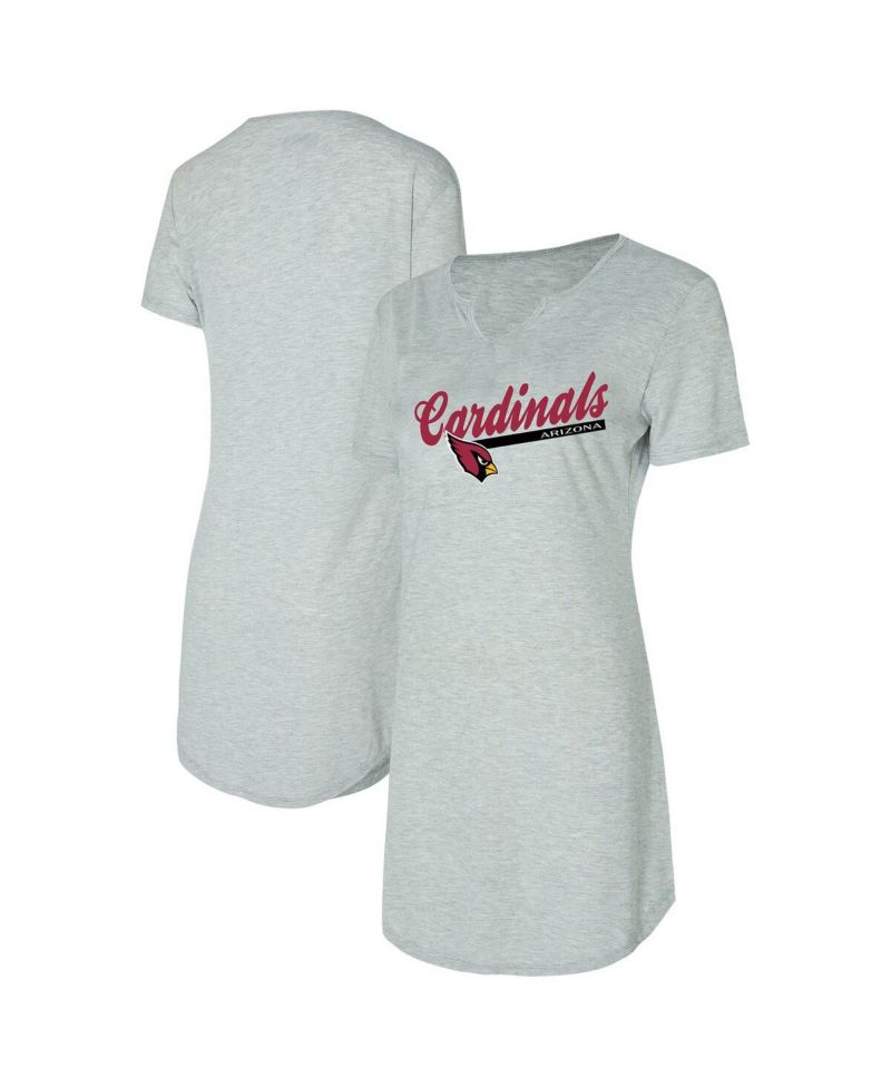 Women's Gray Arizona Cardinals Petition Knit Nightshirt