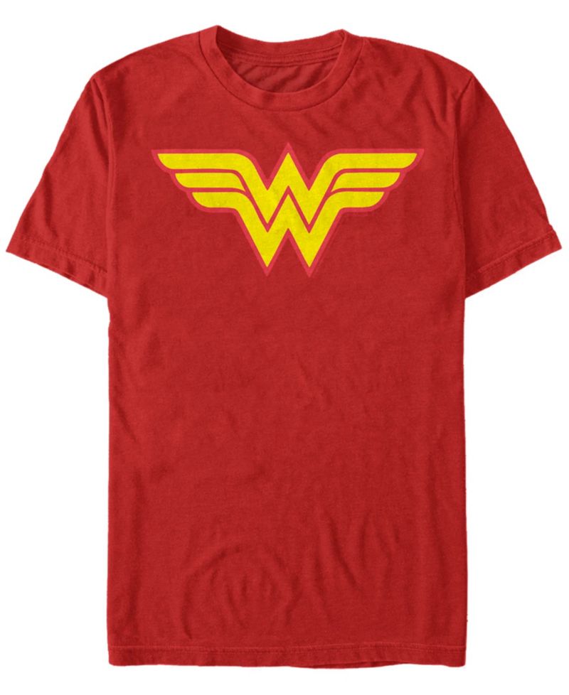 Men's Wonder Woman Two Color Logo Short Sleeve T-shirt