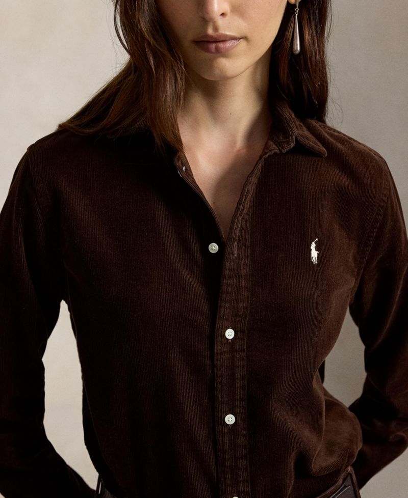 Women's Classic-Fit Cotton Corduroy Shirt