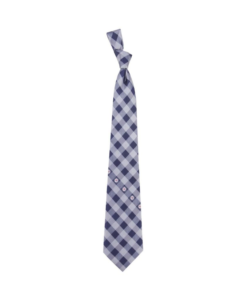 Men's Winnipeg Jets Woven Poly Check Tie