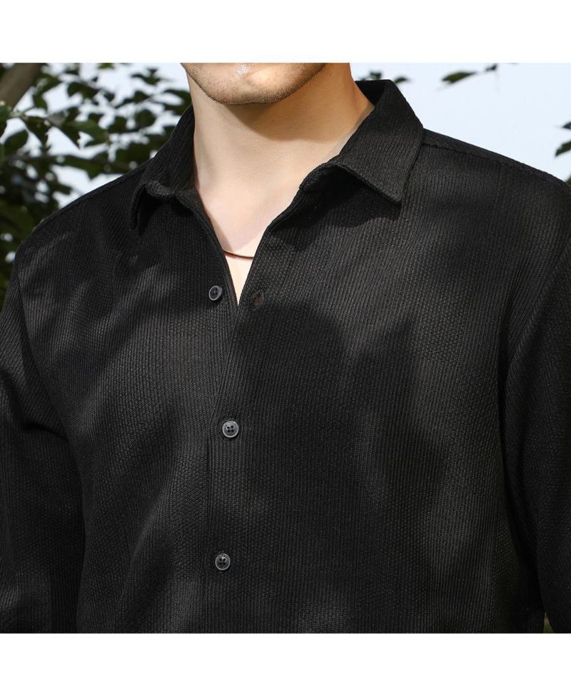 Men's Solid Knit Shirt