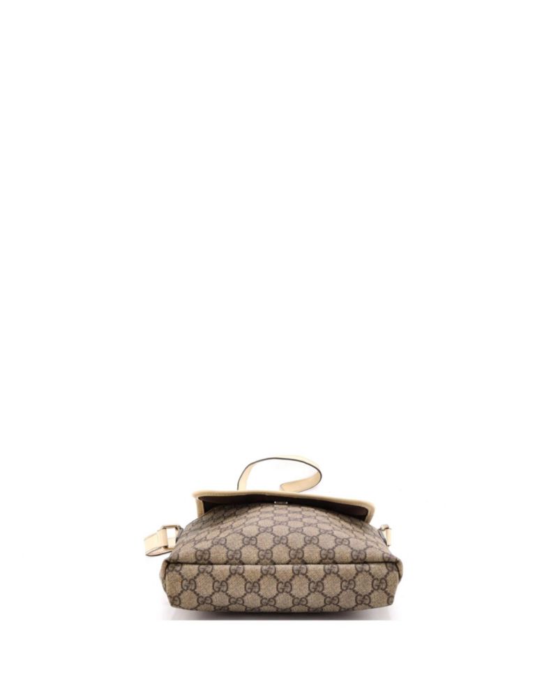Small Flap Messenger GG Coated Canvas