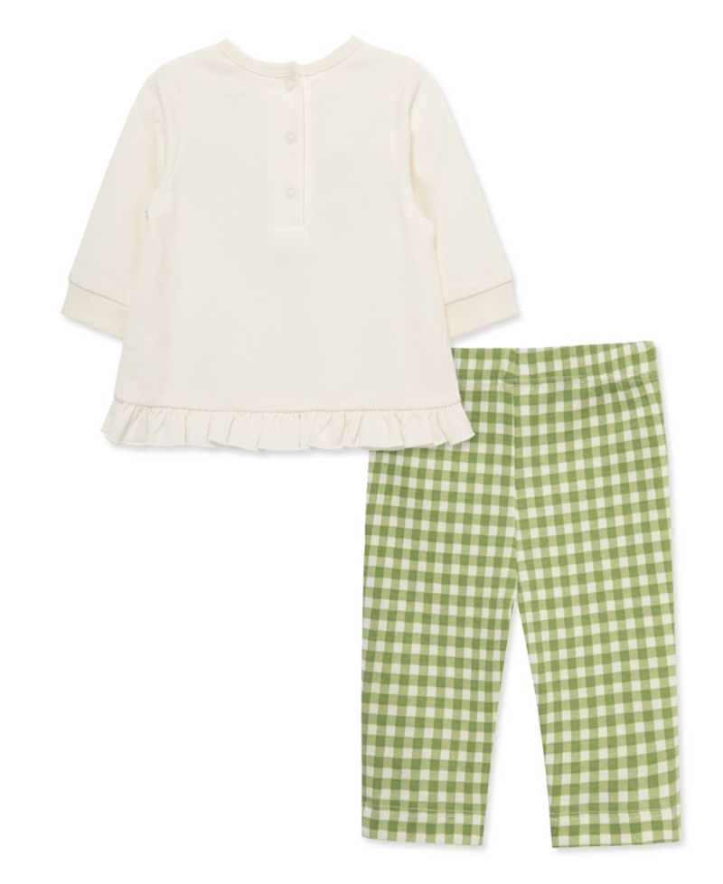 Baby Girls' Pearfect Graphic Top and Pants, 2-Piece Set