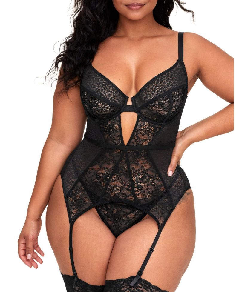 Lynn Top & Bottom Corset Set Plus Size