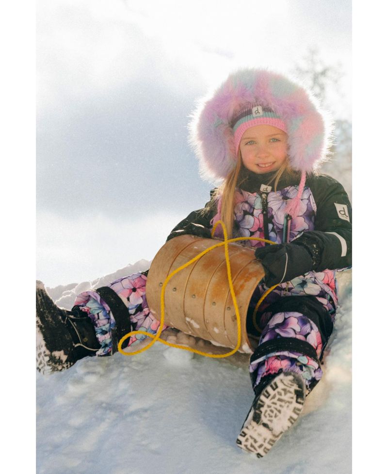 Little Girls ( 6 to 14 ) One Piece Play Snowsuit Floral Print