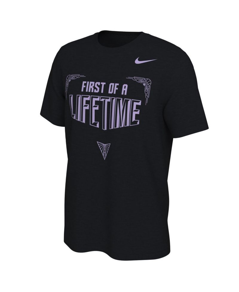 Men's and Women's Eclipse Black Golden State Valkyries 2025 Inaugural Season First of a Lifetime Schedule T-Shirt