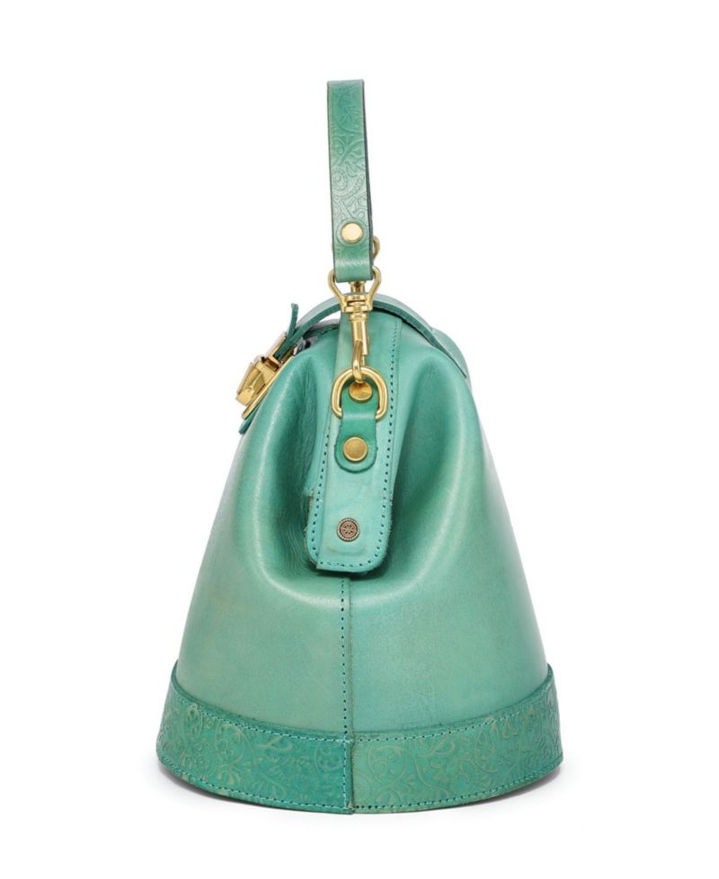 Doctor Mini Leather Bucket Crossbody Bag