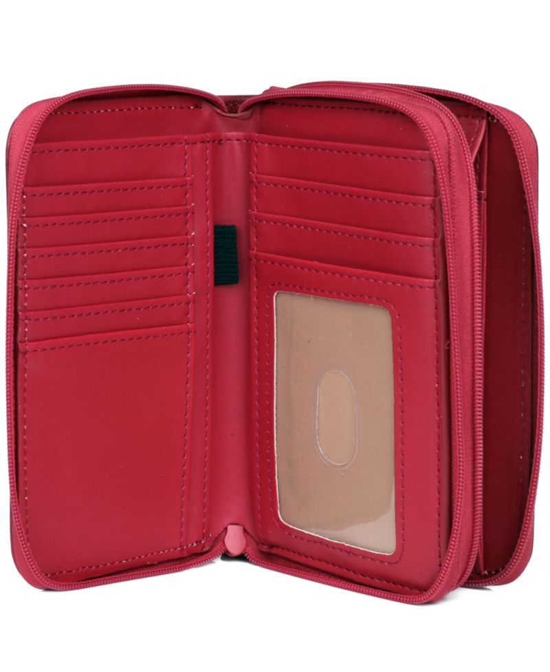 Women's Heiress Double Zip Organizer Wallet