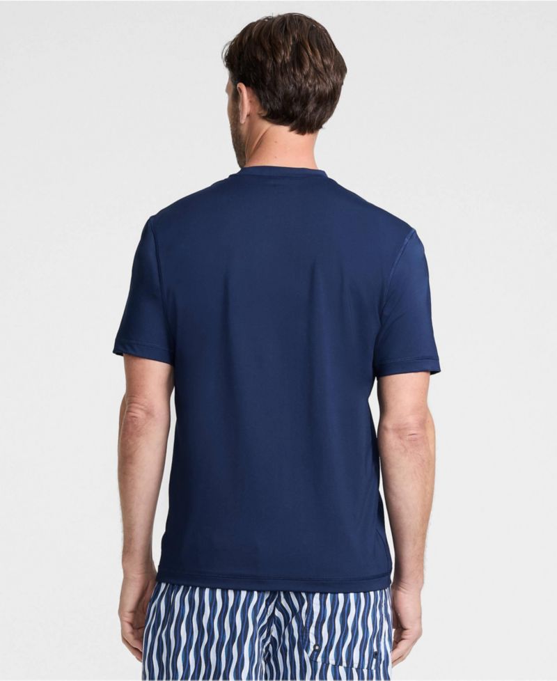 Men's SunShade UPF 50 Short Sleeve Swim Tee Rash Guard