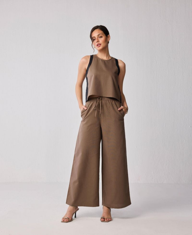 Women's Sleeveless Colorblock Top