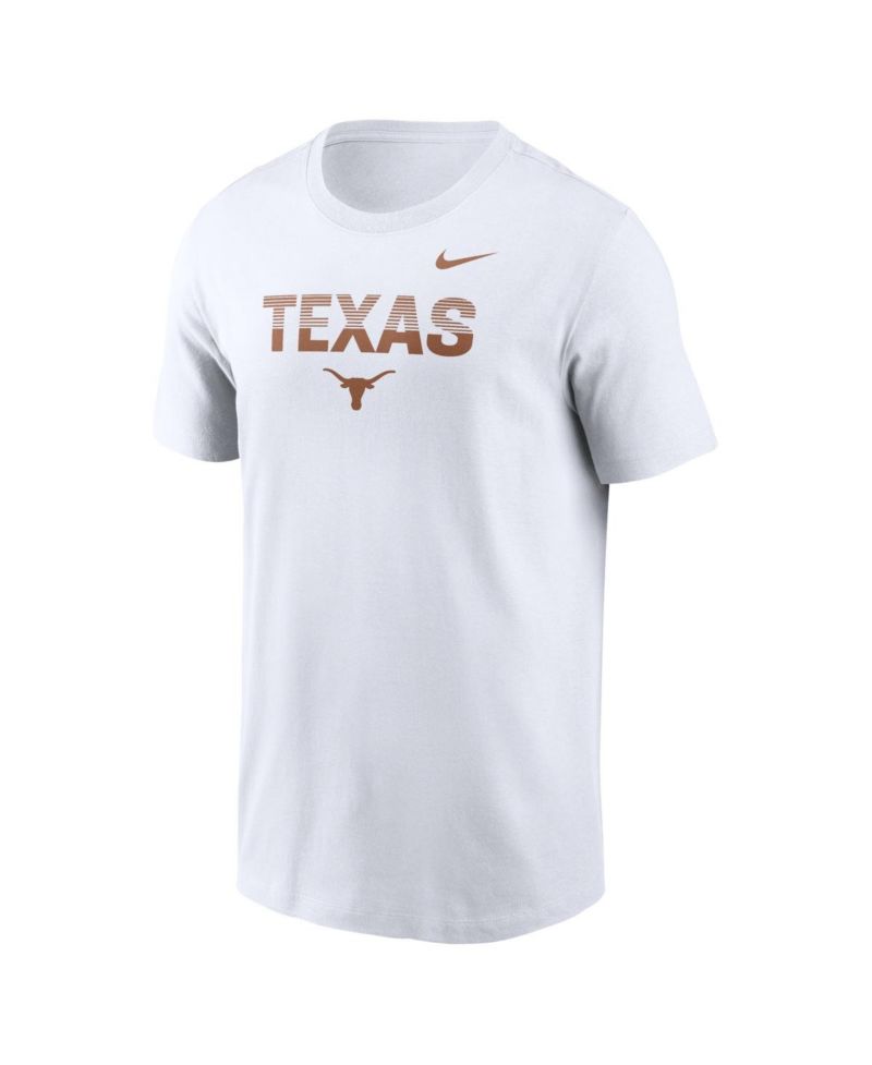 Men's White Texas Longhorns Primetime Kinetic T-Shirt