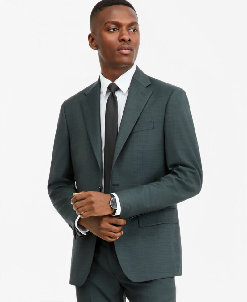 Men's Slim-Fit Wool-Blend Suit Separates
