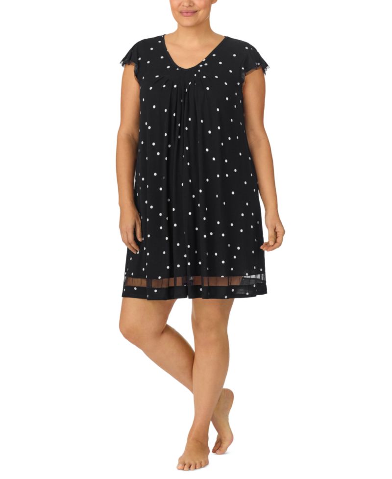 Plus Size Yours to Love Short Sleeves Nightgown