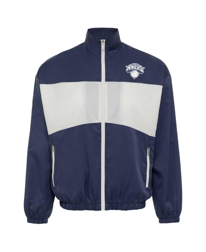 Men's and Women's Blue New York Knicks Athletic Club Collection Senna Premium Lightweight Full-Zip Jacket