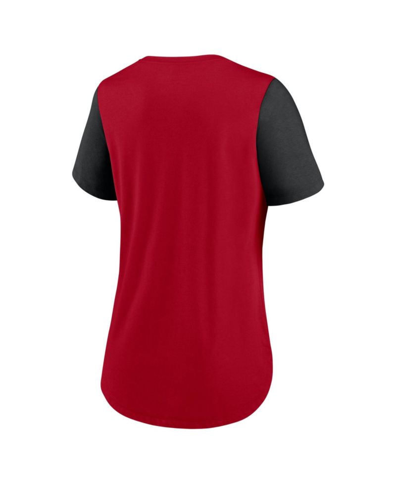 Women's San Francisco 49ers Tri-Blend Crewneck T-Shirt
