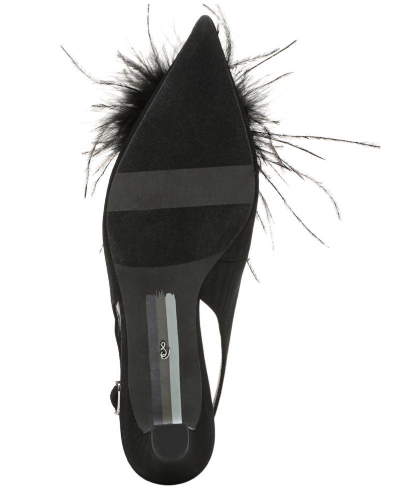 Women's Finch Feather Slingback Pumps