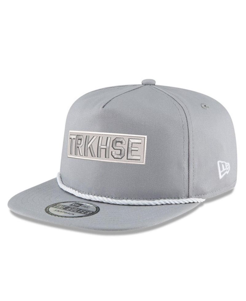 Men's Gray TRACKHOUSE RACING Golfer Snapback Adjustable Hat