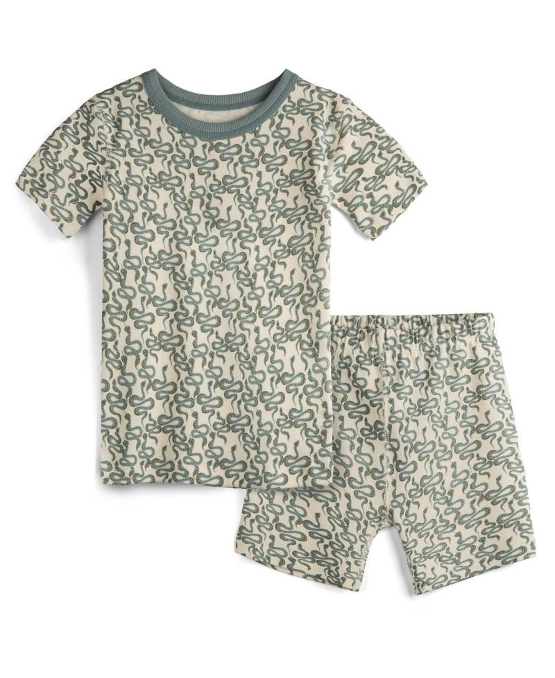 Kids' Fair Trade 100% Organic Cotton Tight Fit Shortie Pajamas Set