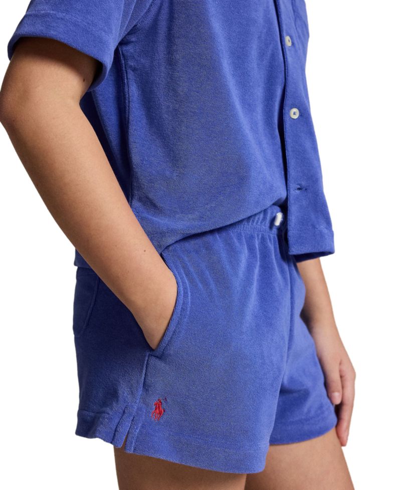 Girls' 7-16 Terry Shirt & Short, 2-Piece Set