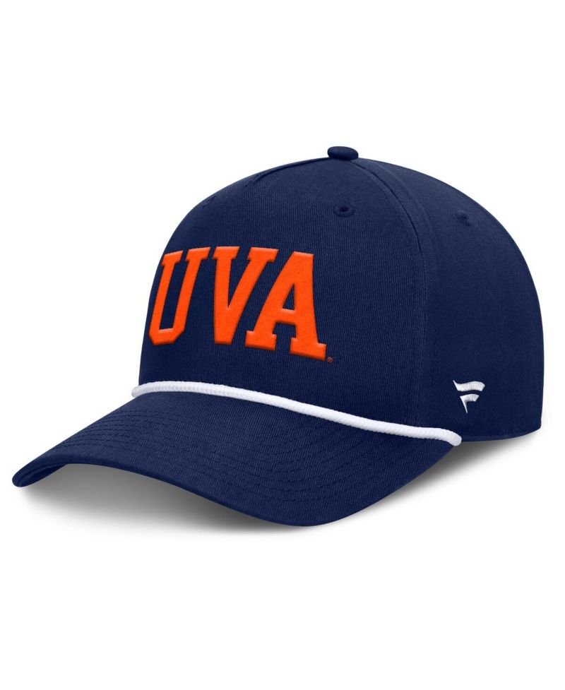 Men's Navy Virginia Cavaliers Foul Ball Rope Adjustable Hat