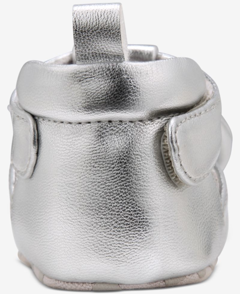 Baby Girls Metallic Bow Shoes