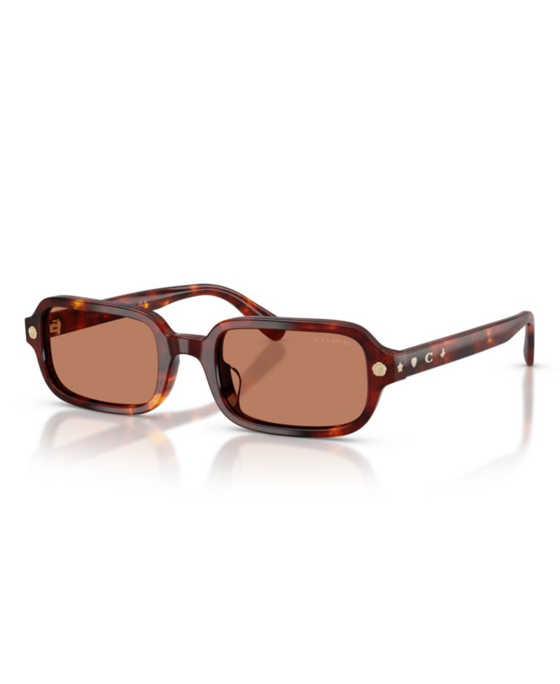 Women's Tortoise Shell Print Sunglasses CFU11 HC8465U