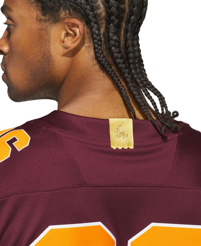 Men's #26 Maroon Arizona State Sun Devils Roses & Devils Premier Strategy Jersey