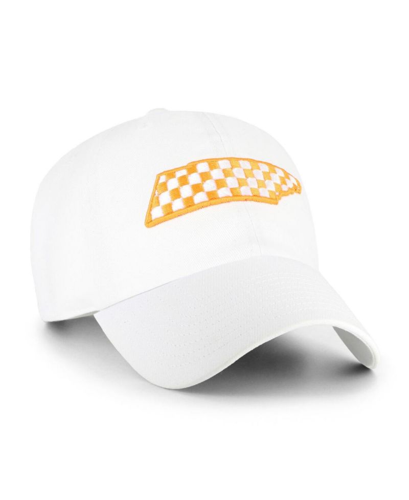 Men's White Tennessee Volunteers Clean Up Adjustable Hat