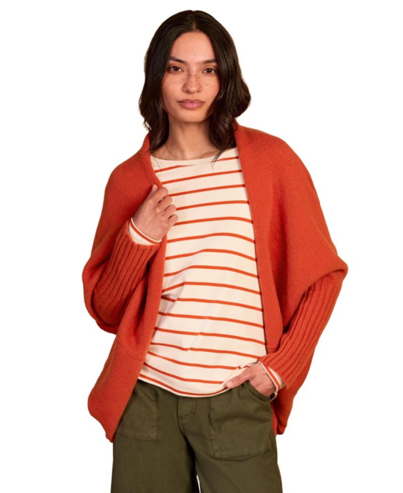 Women's Long Sleeve Cocoon Cardigan