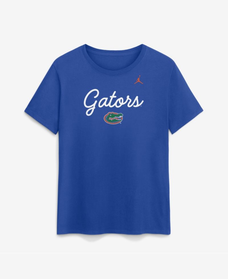 Women's Royal Florida Gators Script Mantra Logo T-Shirt