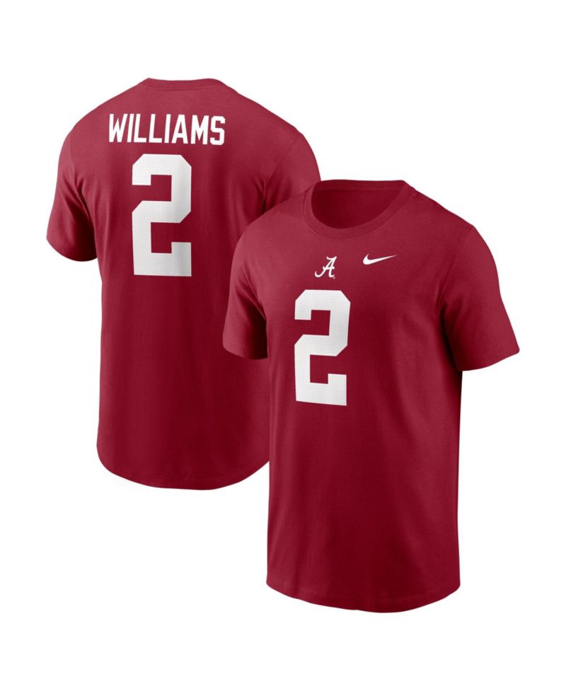 Men's Ryan Williams Crimson Alabama Crimson Tide Name Number T-Shirt