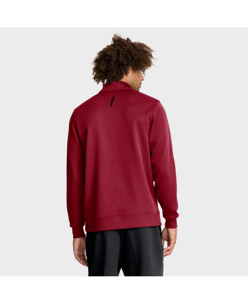 Men's Cardinal USC Trojans 2025 Coaches Premium Dri-FIT Half-Zip Pullover Sweatshirt