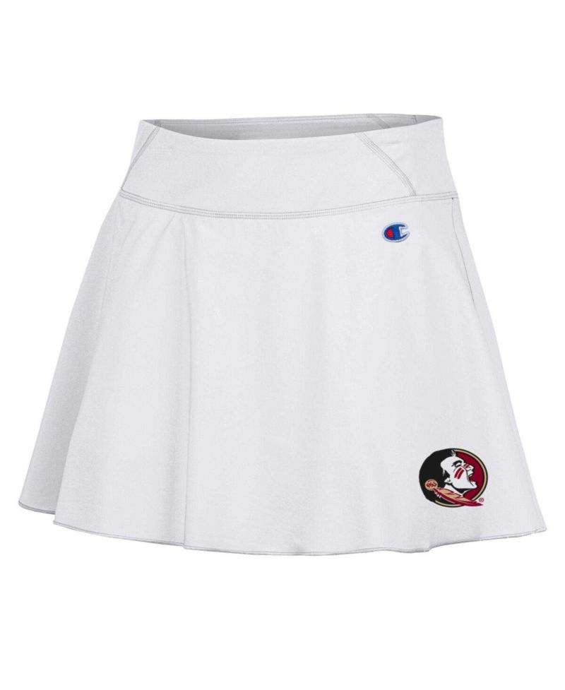 Women's White Florida State Seminoles Tailgate Soft Touch Skort