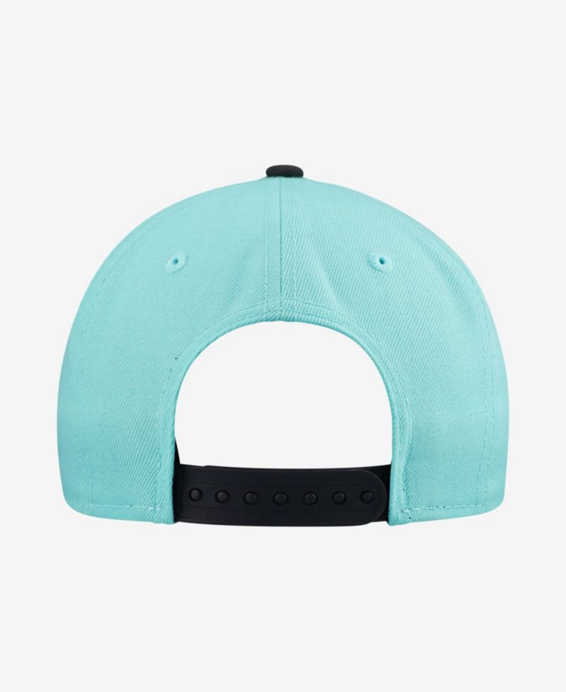 Big Boys and Girls Turquoise/Charcoal Chicago Bulls 9FIFTY Snapback Hat