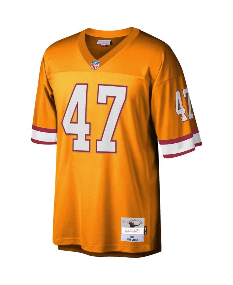 Men's John Lynch Orange Tampa Bay Buccaneers Legacy Replica Jersey