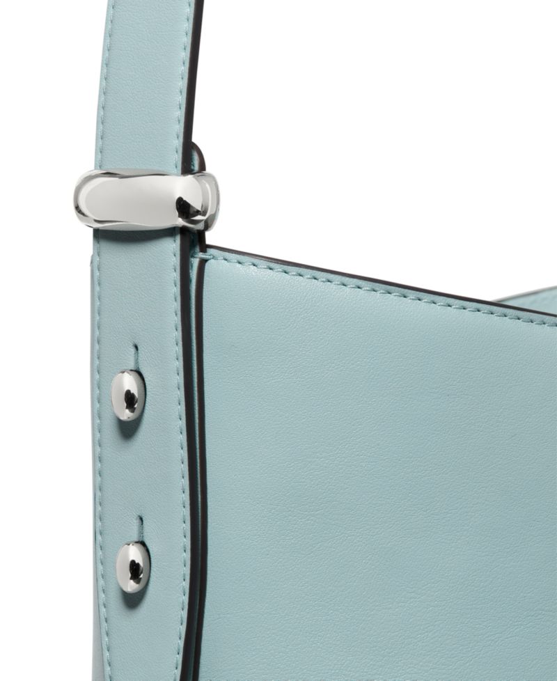 Halo Suede Medium Bucket Handbag