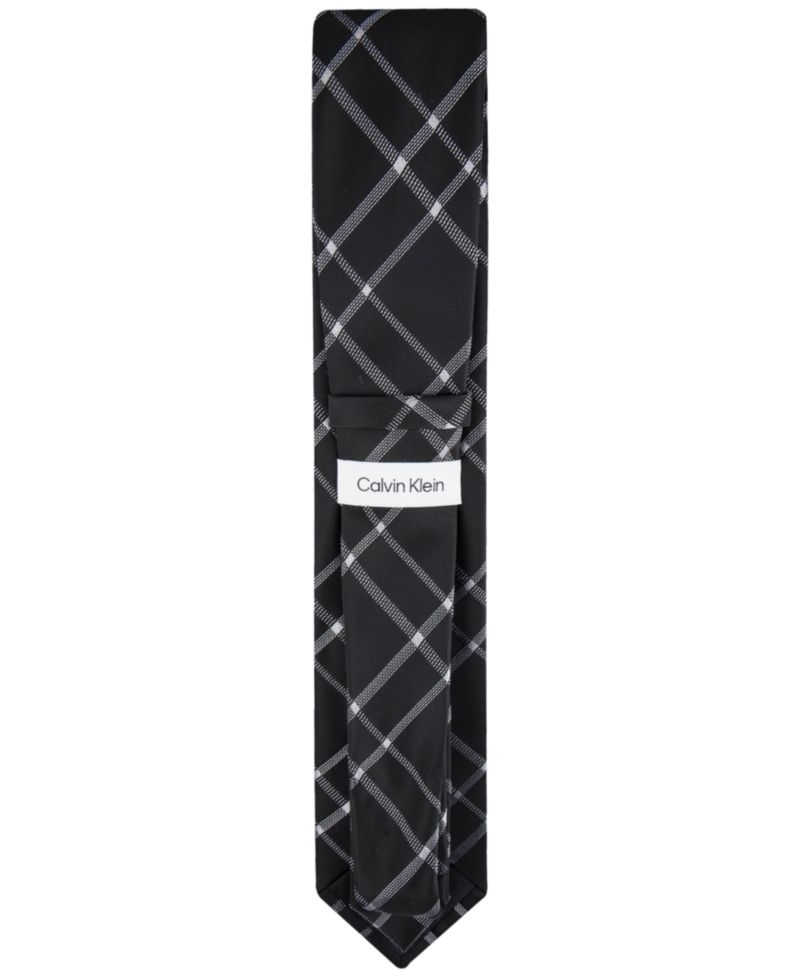 Men's Stitch Plaid Tie