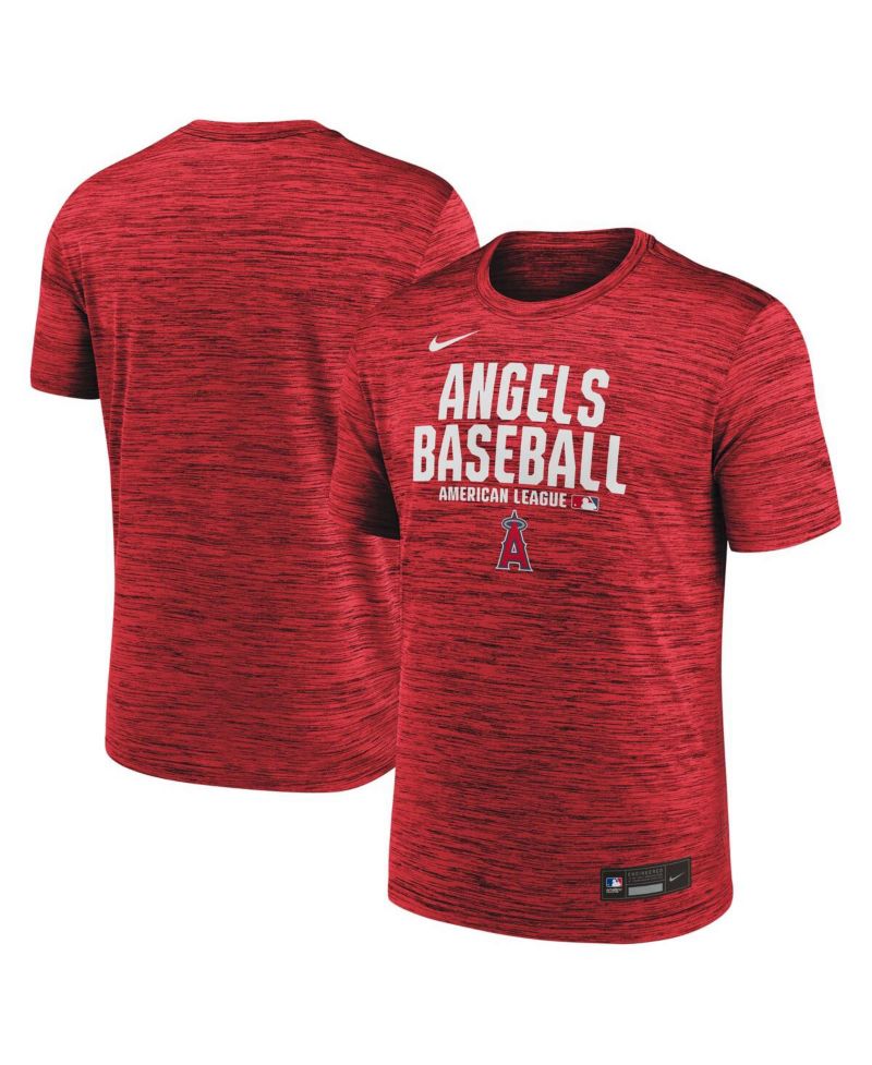 Men's Red Los Angeles Angels Authentic Collection Velocity Dri-FIT T-Shirt