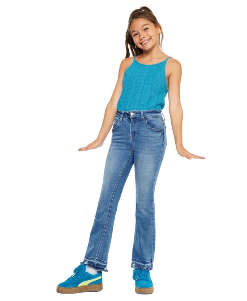 Big Girls Bibi High Rise Crop Bootcut Jeans