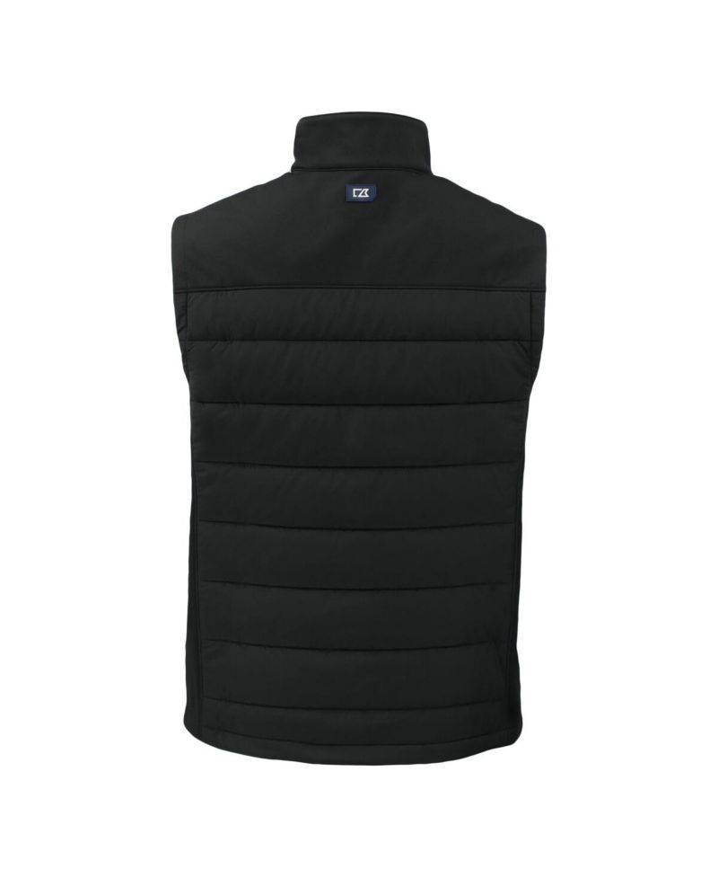 Men's Black San Francisco Giants Evoke Hybrid Eco Softshell Full-Zip Vest
