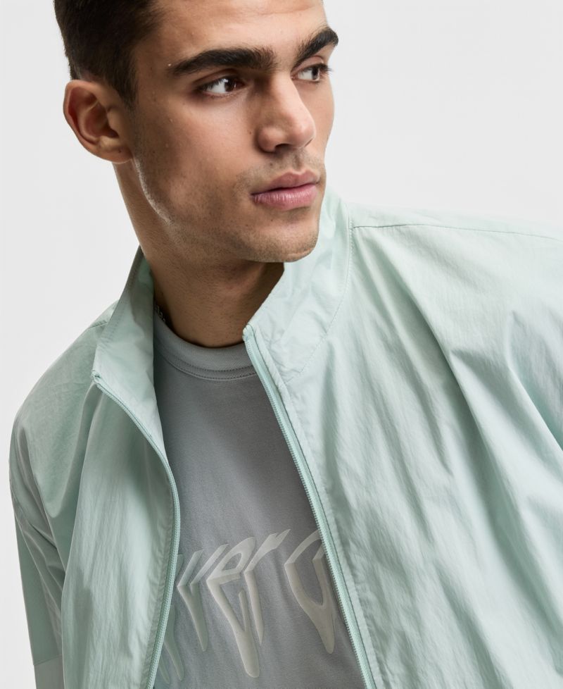 Men's Relaxed-Fit Color Blocked Track Jacket