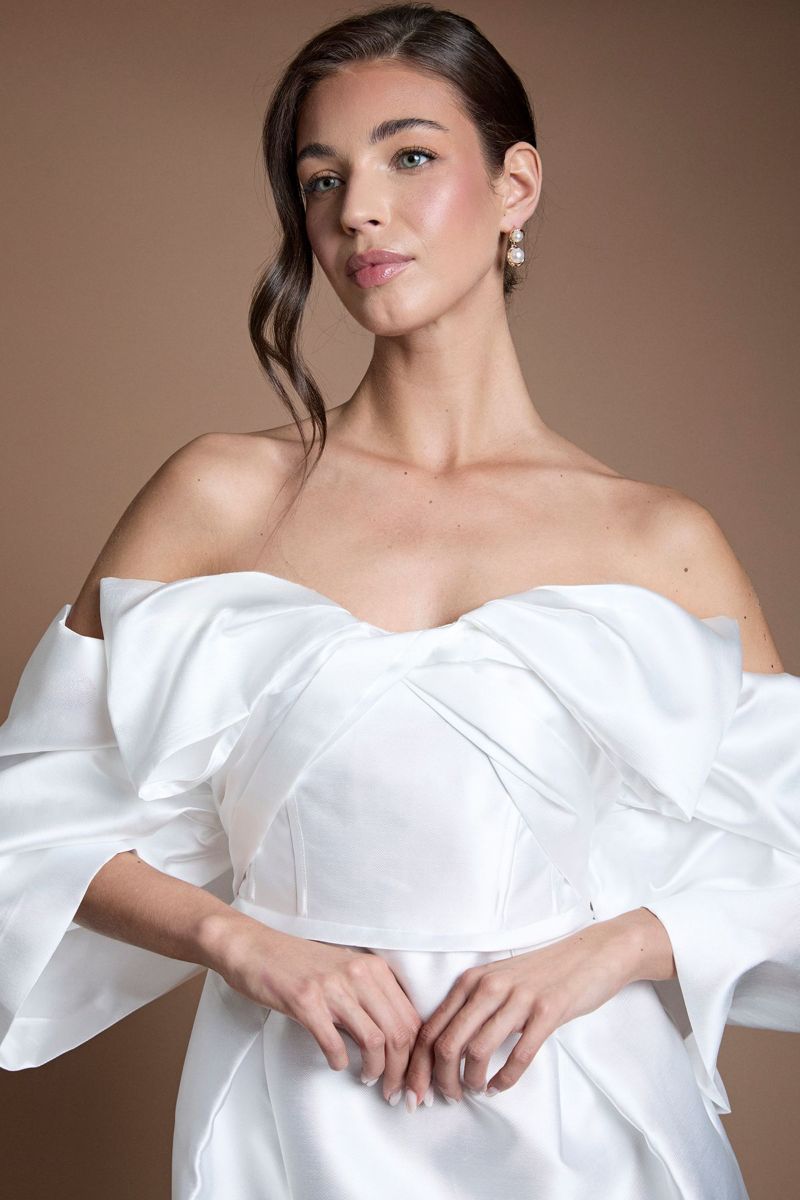 Women's Corset Off-Shoulder Bridal Dress