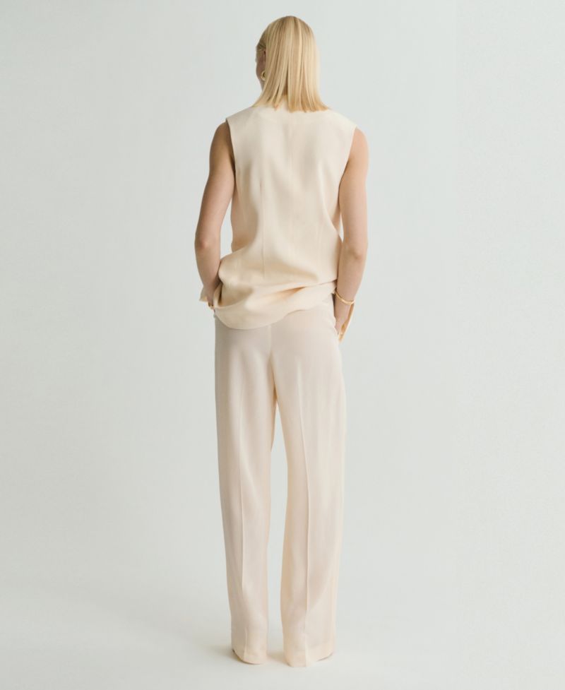 Women's Straight-Fit Suit Pants
