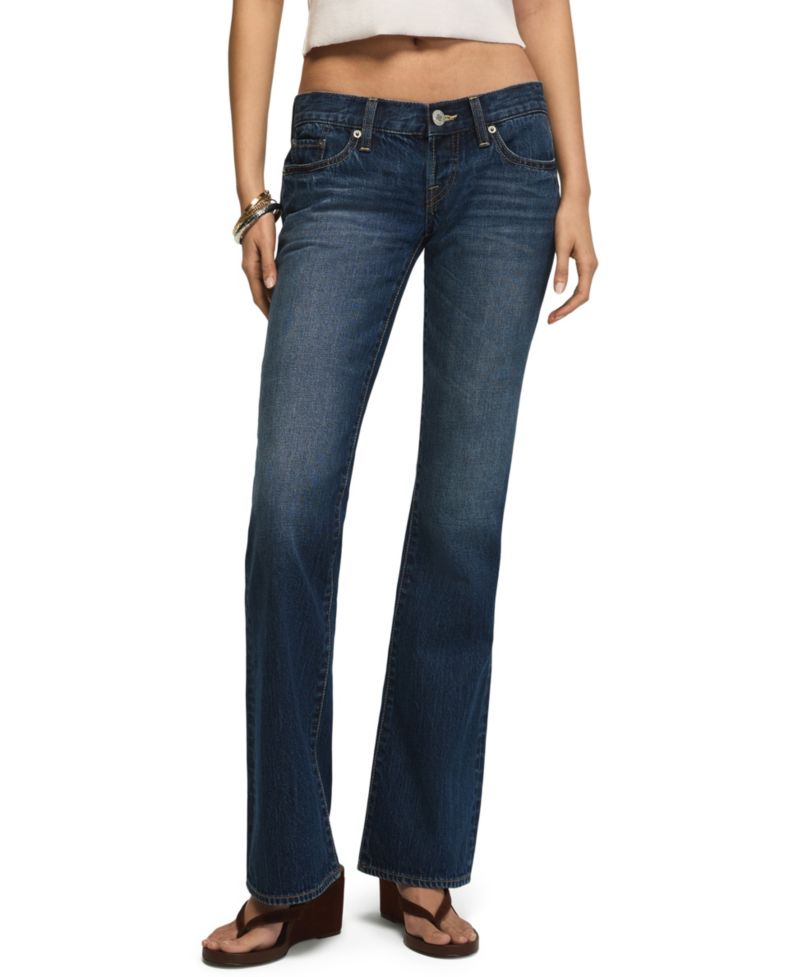 Women's Lil Maggie Ultra Low Rise Flare Jeans