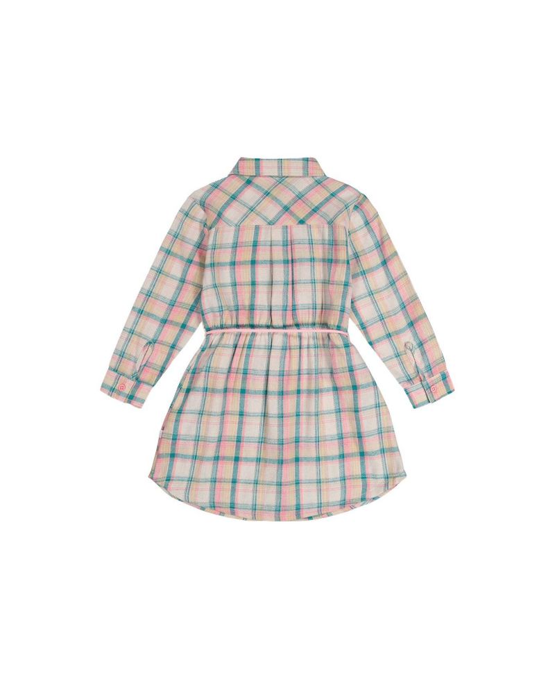 Little and Big Girl 6-14Y Shirt Dress with Belt