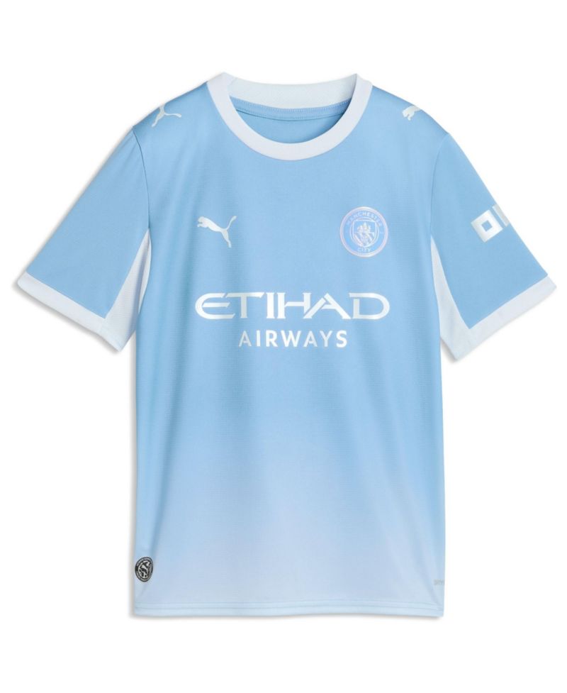 Big Boys and Girls Light Blue Manchester City 2026/27 Home Replica Jersey