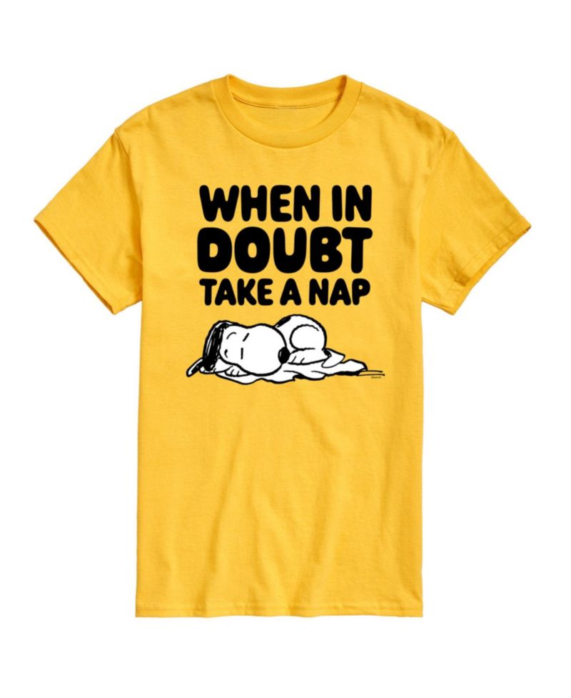 Hybrid Apparel Snoopy Nap Men's Short Sleeve Tee