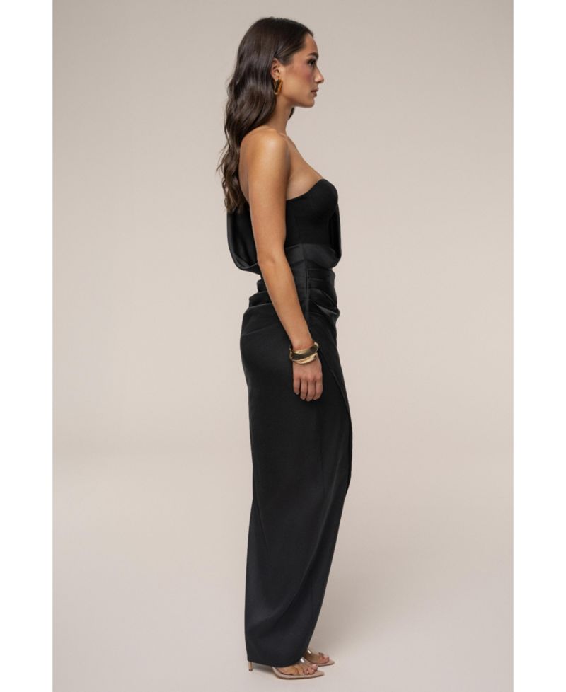 Women's Draped Radiance Maxi Dress